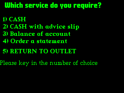 Cash Dispenser with Attitude — ss (EU)
