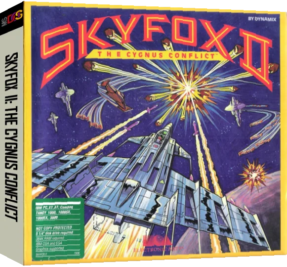 Skyfox 2 - The Cygnus Conflict — box-3D (US)