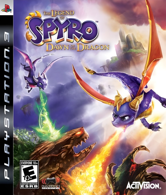 Legend of Spyro Dawn of the Dragon, The box art