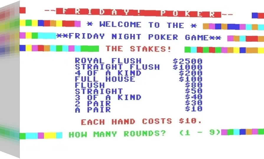 Friday! Poker — box-3D (WOR)