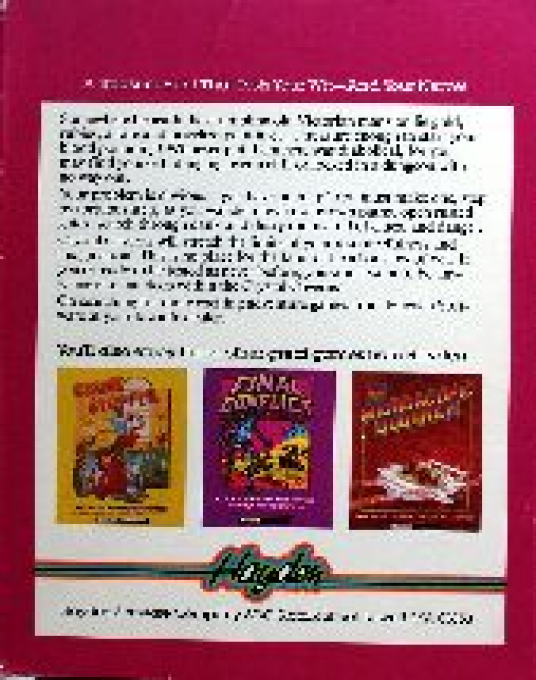 Crystal Caverns — box-2D-back (US)