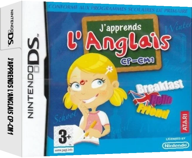 J'Apprends l'Anglais CP-CM1 — box-3D (FR)