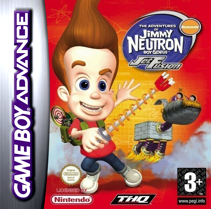 Adventures of Jimmy Neutron Boy Genius, The - Jet Fusion — box-2D (EU)