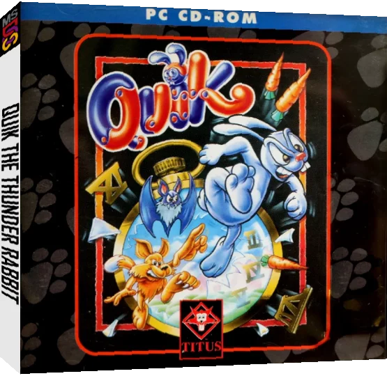 Quik The Thunder Rabbit — box-3D (CUS)