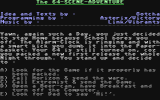 The 64-Scene-Adventure — ss (WOR)