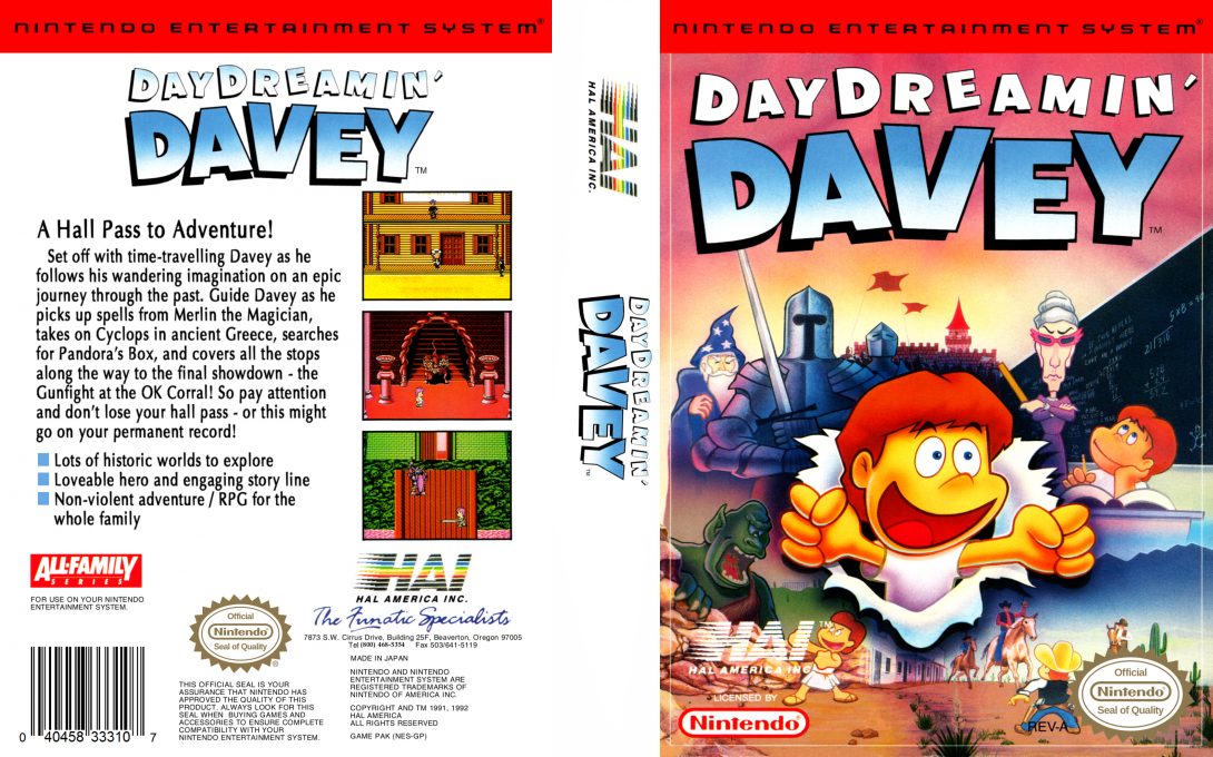 Day Dreamin' Davey — box-texture (US)