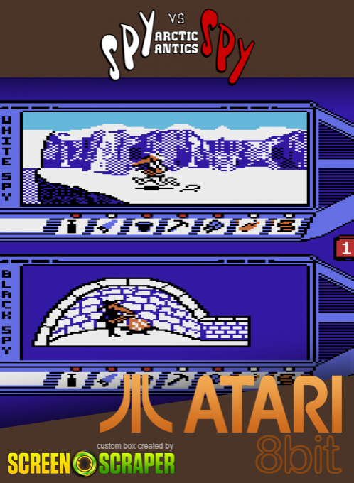 Spy Vs Spy - Arctic Antics — box-2D (SS)