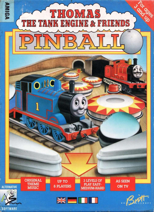 Thomas the Tank Engine & Friends - Pinball — box-2D (EU)