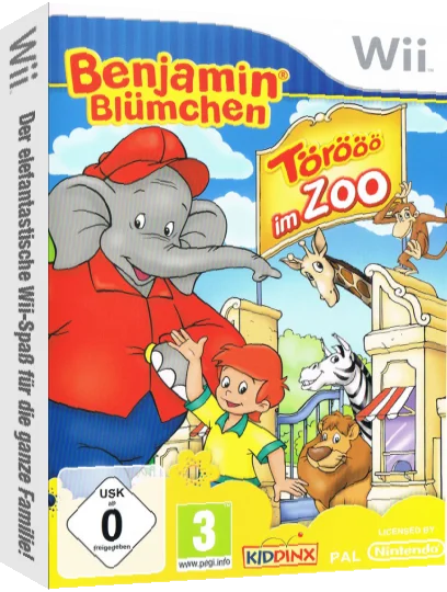 Benjamin Bluemchen - Toeroeoeoe im Zoo — box-3D (DE)