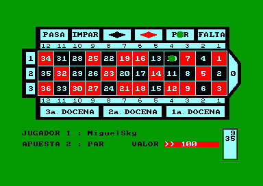 Ruleta — ss (EU)