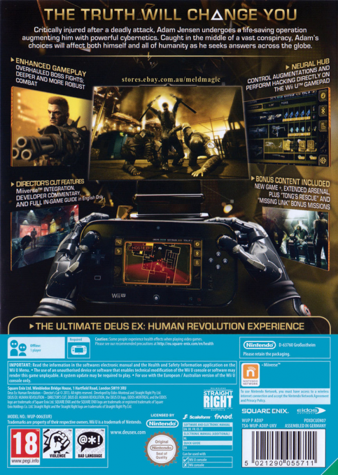 Deus Ex - Human Revolution - Director's Cut — box-2D-back (EU)