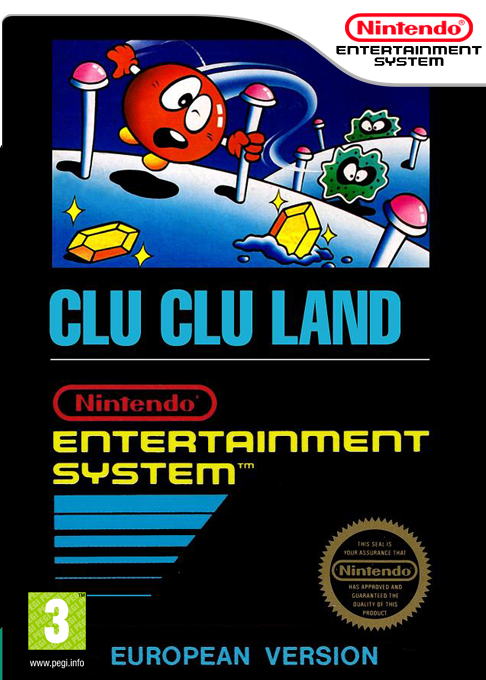 Clu Clu Land — box-2D (EU)