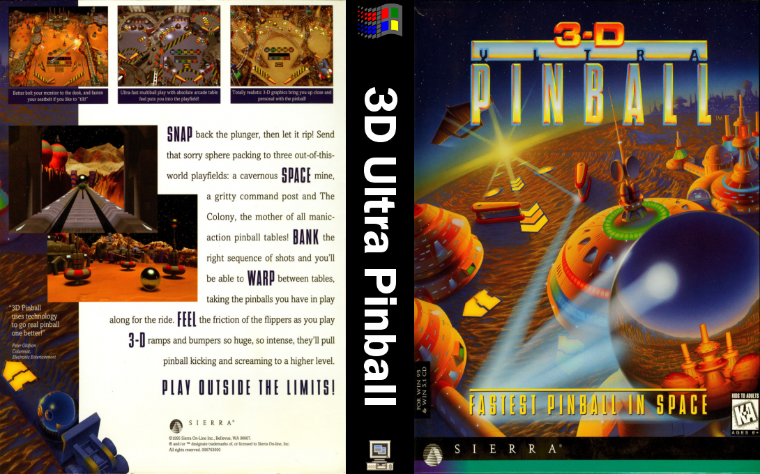 3-D Ultra Pinball — box-texture (WOR)
