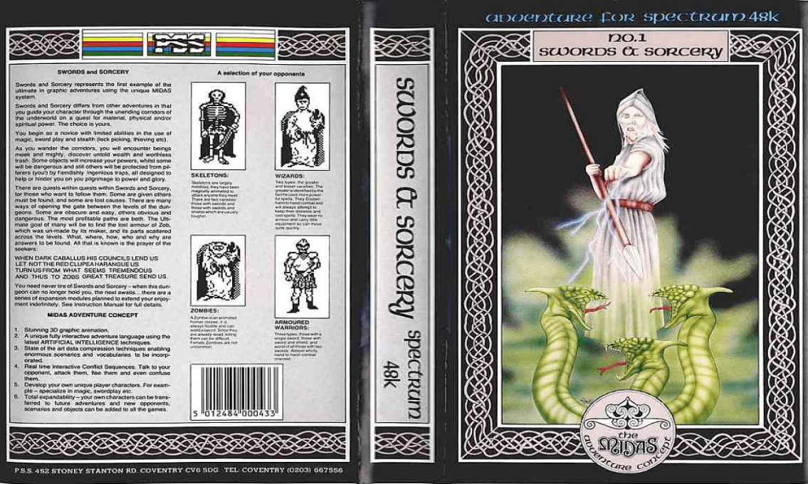 Swords And Sorcery — box-texture (EU)