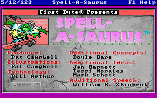 Spell-A-Saurus — sstitle (WOR)