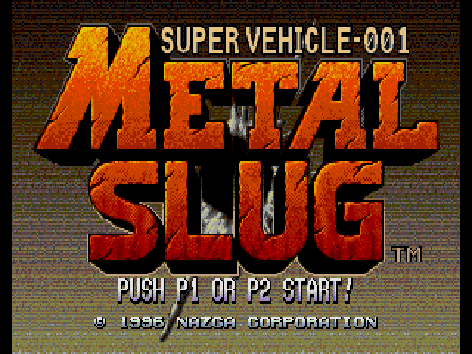 Metal Slug: Super Vehicle - 001 — sstitle (WOR)