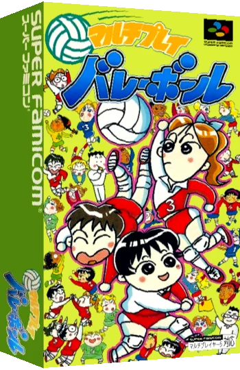 Multi Play Volleyball — box-3D (JP)