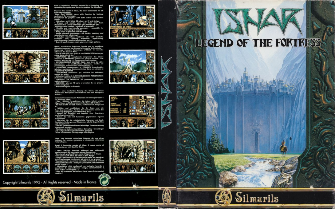 Ishar - Legend Of The Fortress — box-texture (EU)