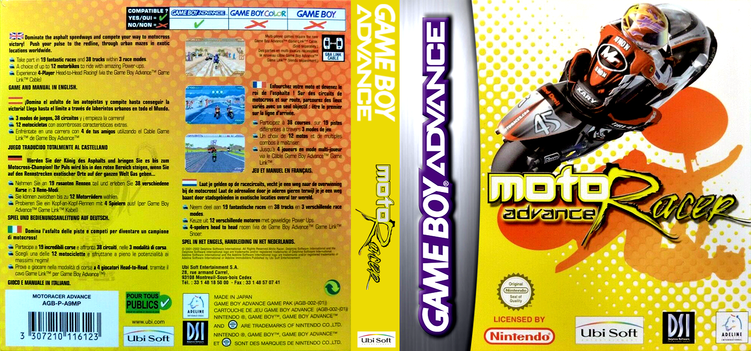 Moto Racer Advance — box-texture (EU)