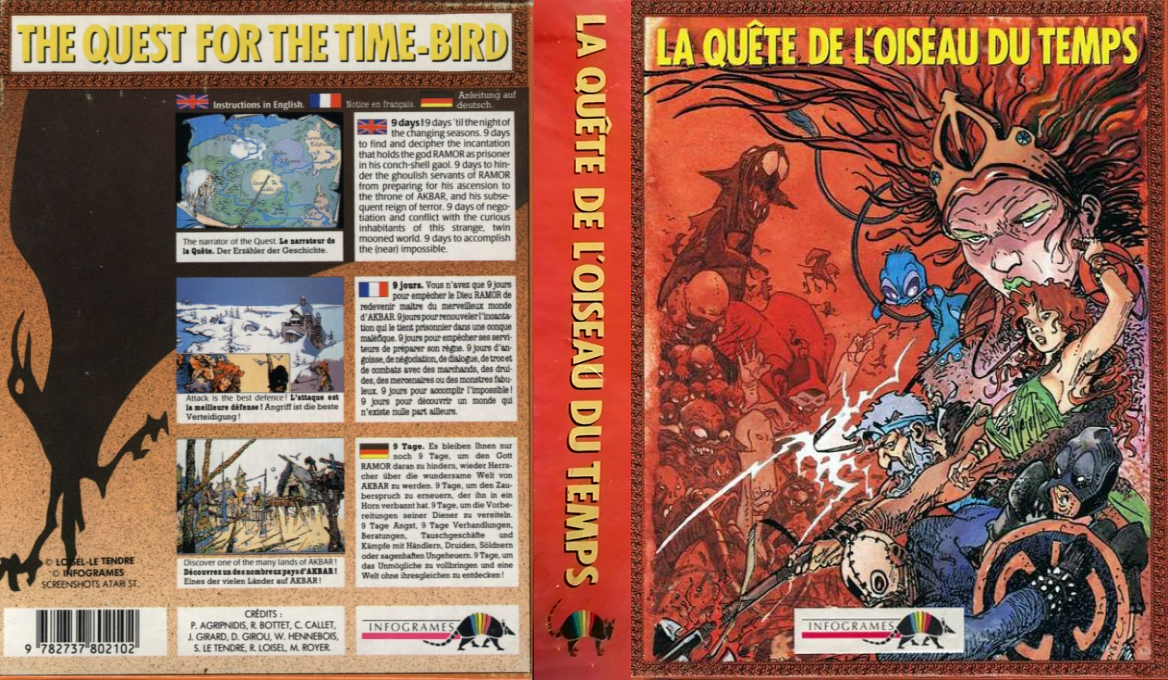 Quete de l'Oiseau du Temps, La — box-texture (FR)