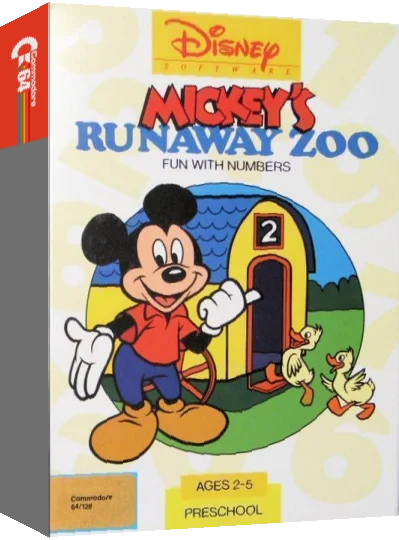 Mickey's Runaway Zoo — box-3D (US)