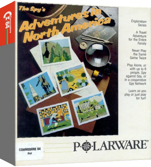 The Spy's Adventures in North America — box-3D (US)