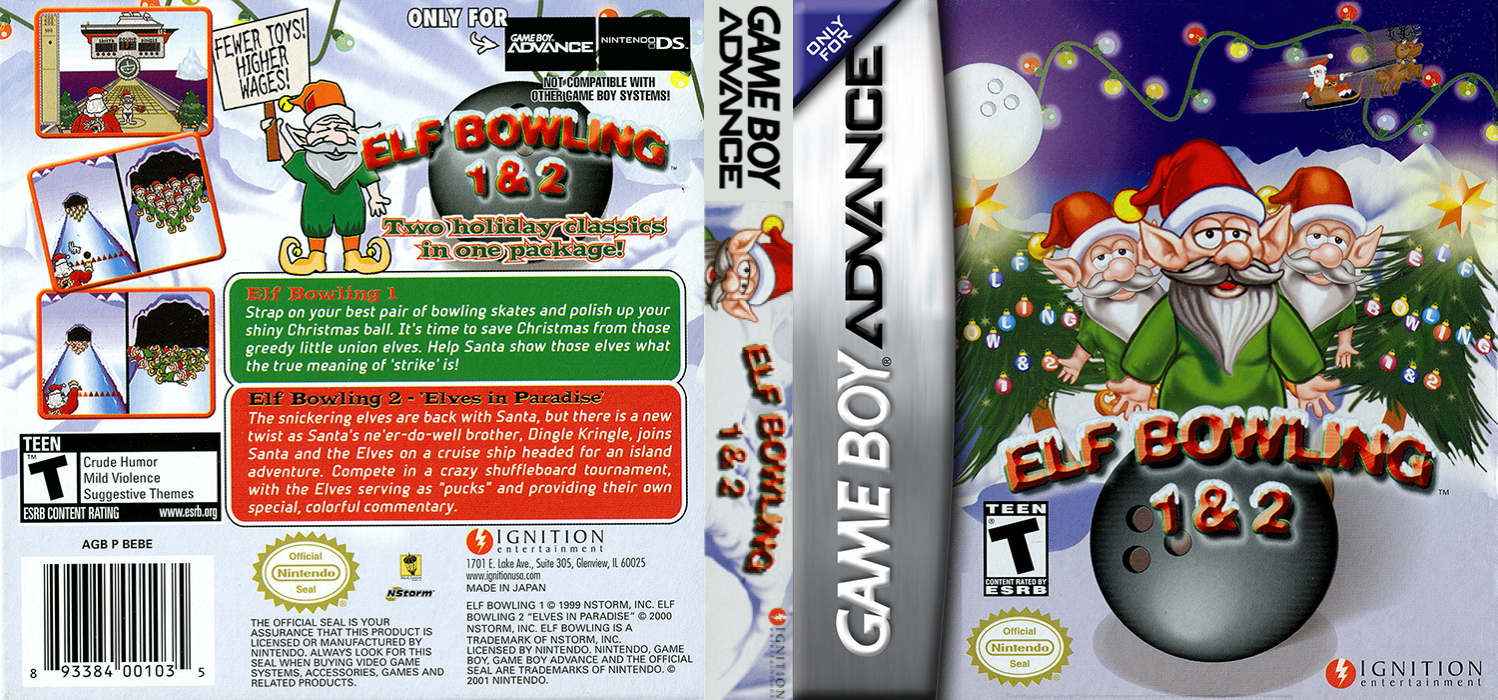 Elf Bowling 1 And 2 — box-texture (US)