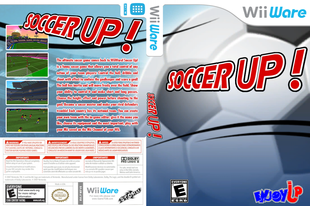 Football Up ! — box-texture (US)