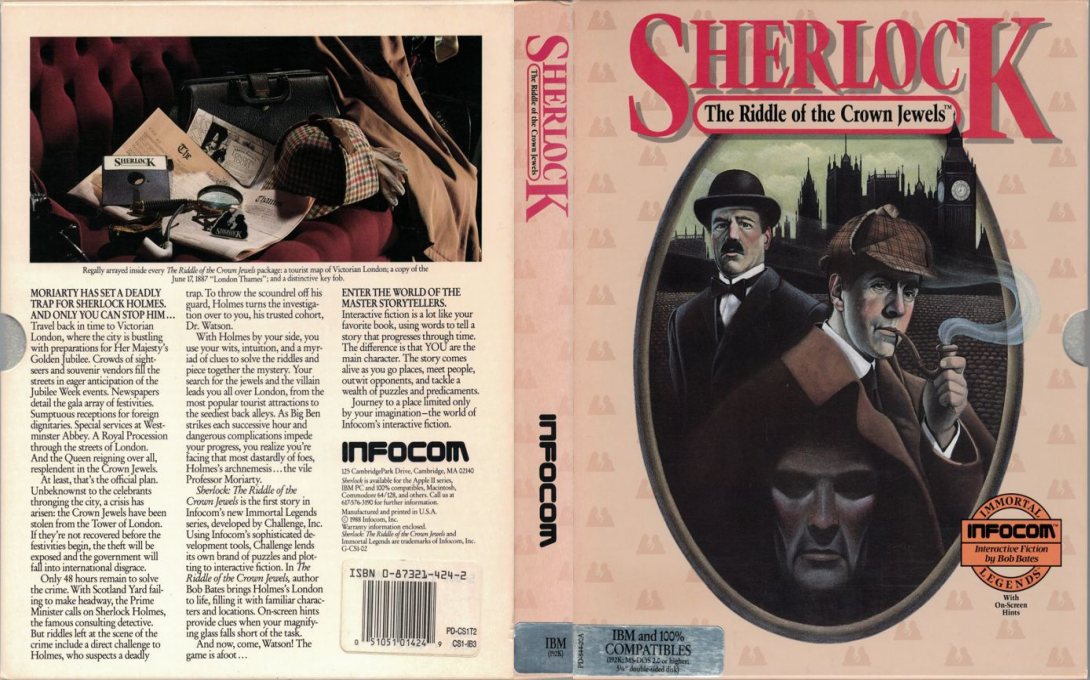 Sherlock - The Riddle of the Crown Jewels — box-texture (US)