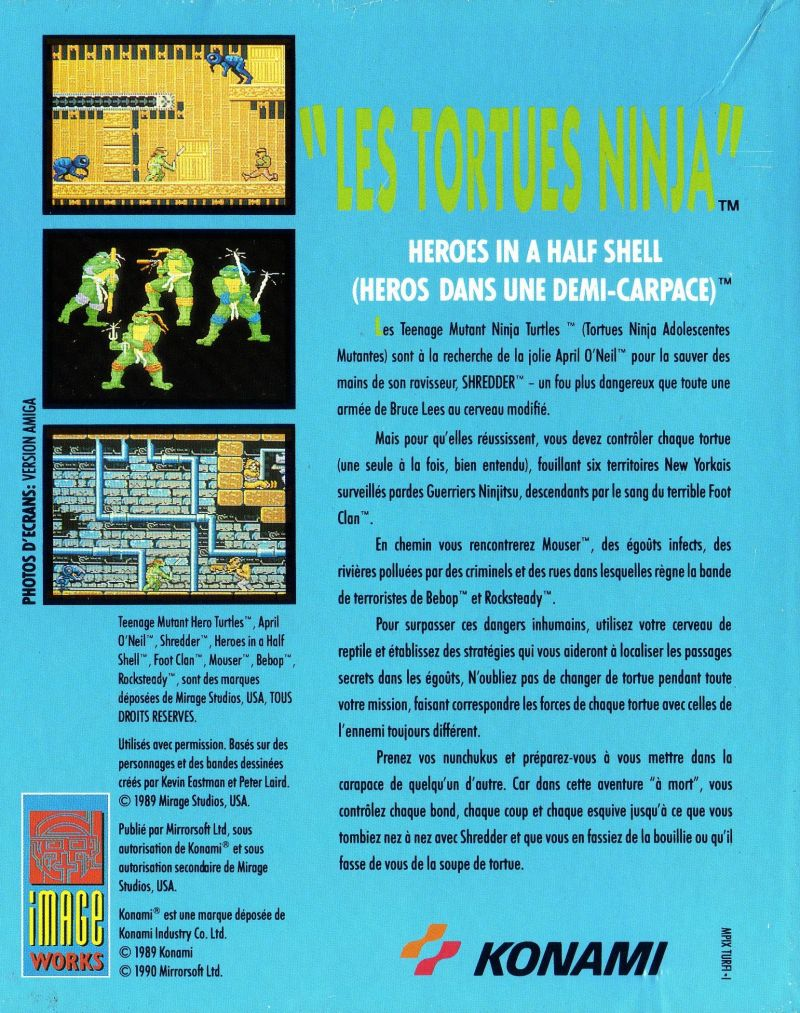 Teenage Mutant Ninja Turtles — box-2D-back (FR)