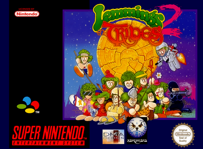 Lemmings 2 - The Tribes — box-2D (EU)