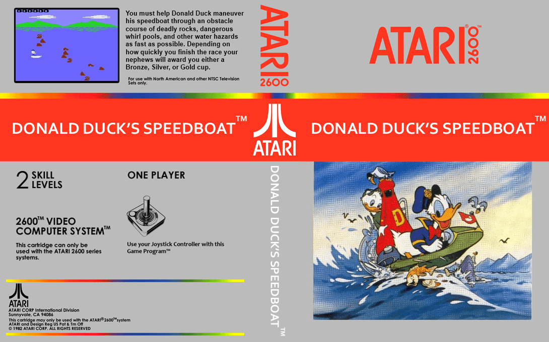 Donald Duck's Speedboat — box-texture (CUS)