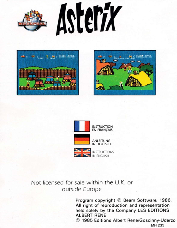 Asterix and the Magic Cauldron — box-2D-back (EU)