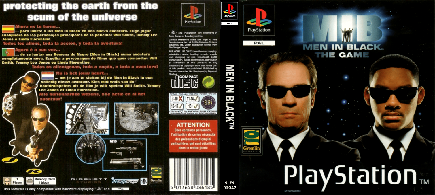 Men in Black - The Game — box-texture (EU)