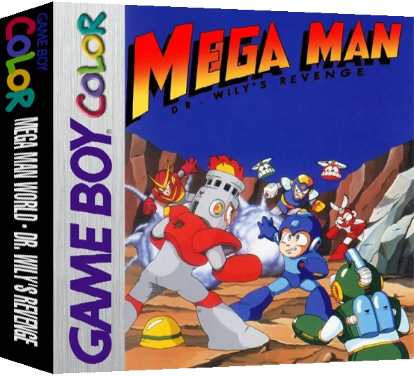 Mega Man World - Dr. Wily's Revenge — box-3D (WOR)