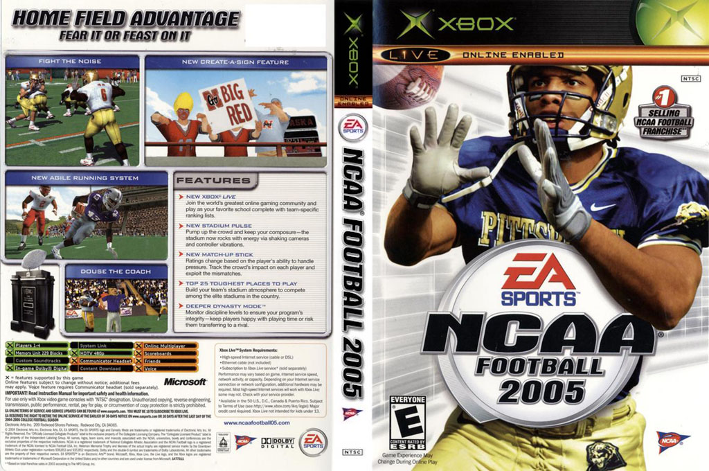 Ncaa Football 2005 — box-texture (US)