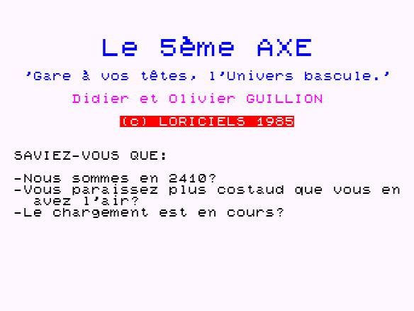 5ème Axe, Le — sstitle (FR)