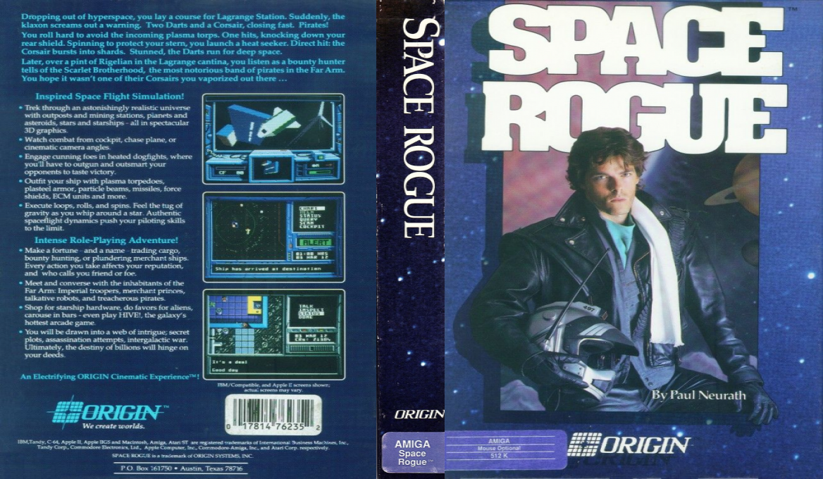 Space Rogue — box-texture (US)