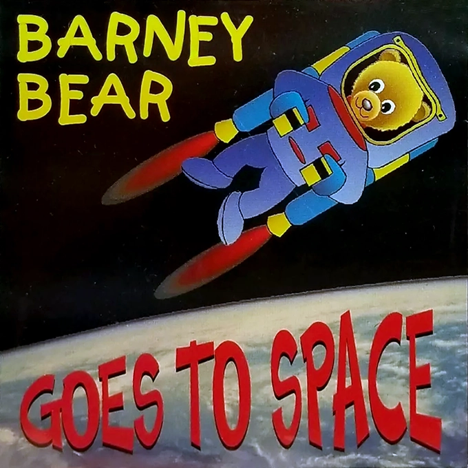 Barney Bear Goes To Space box art