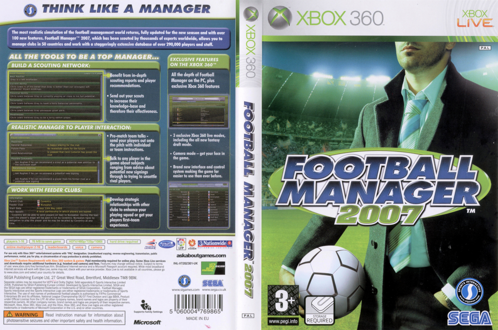 Football Manager 2007 — box-texture (UK)
