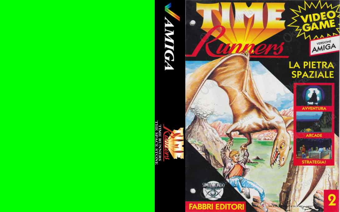 Time Runners 2 - The Space Stone — box-texture (IT)