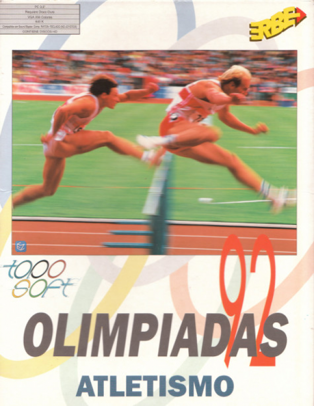 Olimpiadas 92 - Atletismo box art