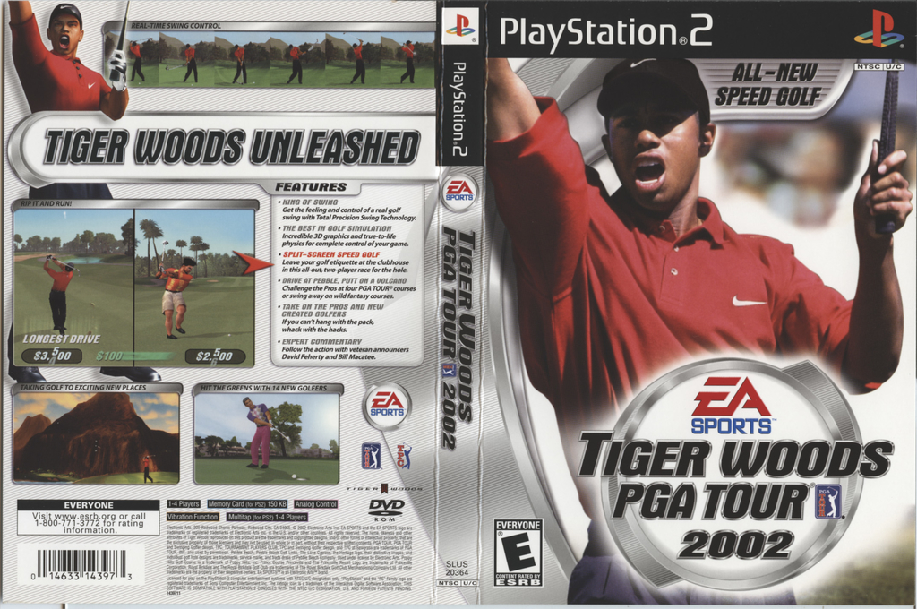 Tiger Woods Pga Tour 2002 — box-texture (US)