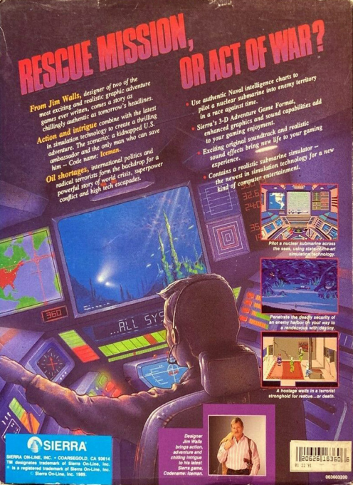 Code-Name - Iceman — box-2D-back (US)