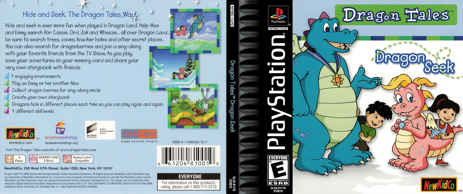 Dragon Tales - Dragonseek — box-texture (US)