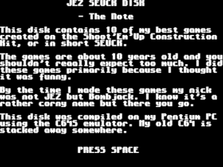 JEZ SEUCK Games Collection — ss (WOR)