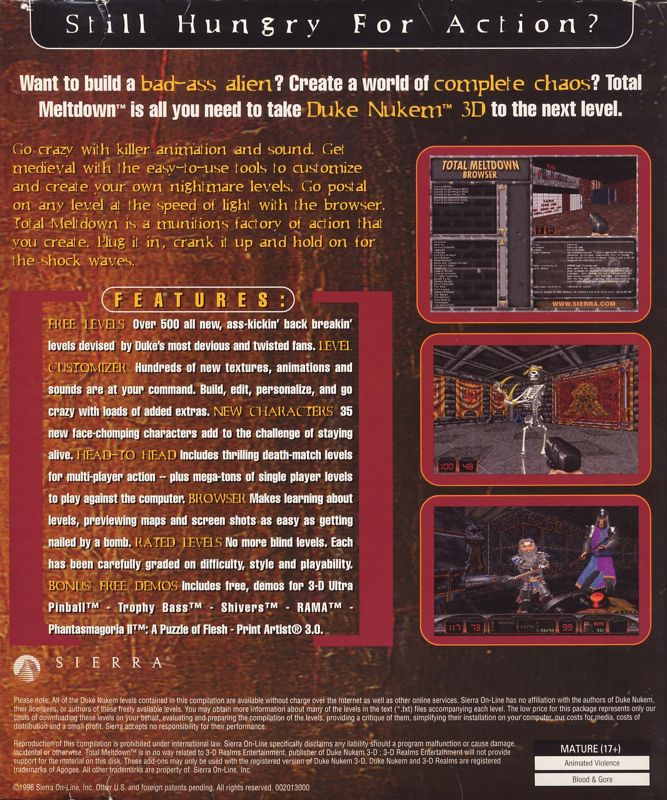 Total Meltdown — box-2D-back (US)