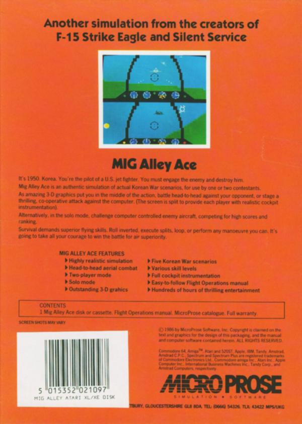 Mig Alley Ace — box-2D-back (US)