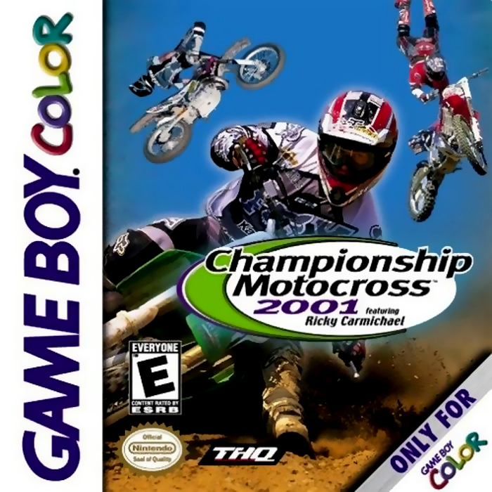 Championship Motocross 2001 featuring Ricky Carmic box art