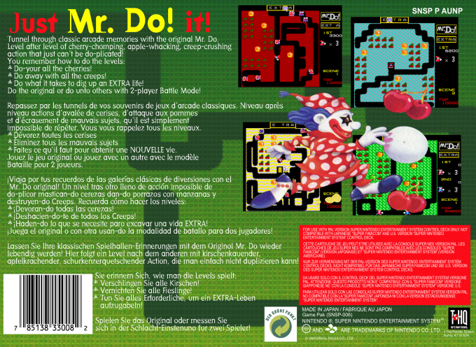 Mr. Do! — box-2D-back (EU)